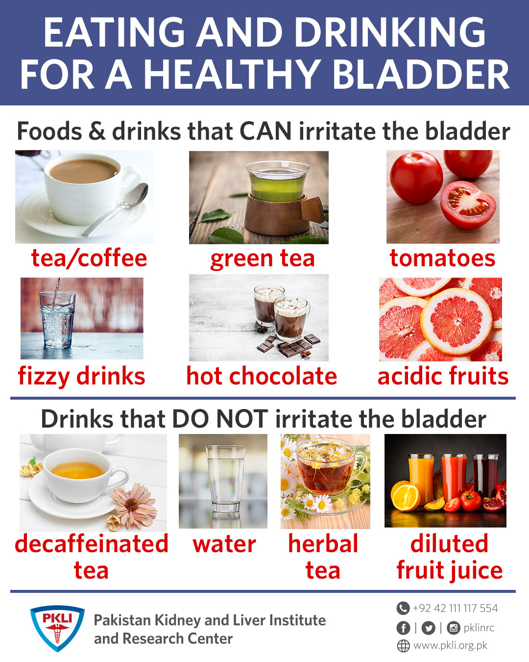 What to Eat And Drink for a Healthy Bladder